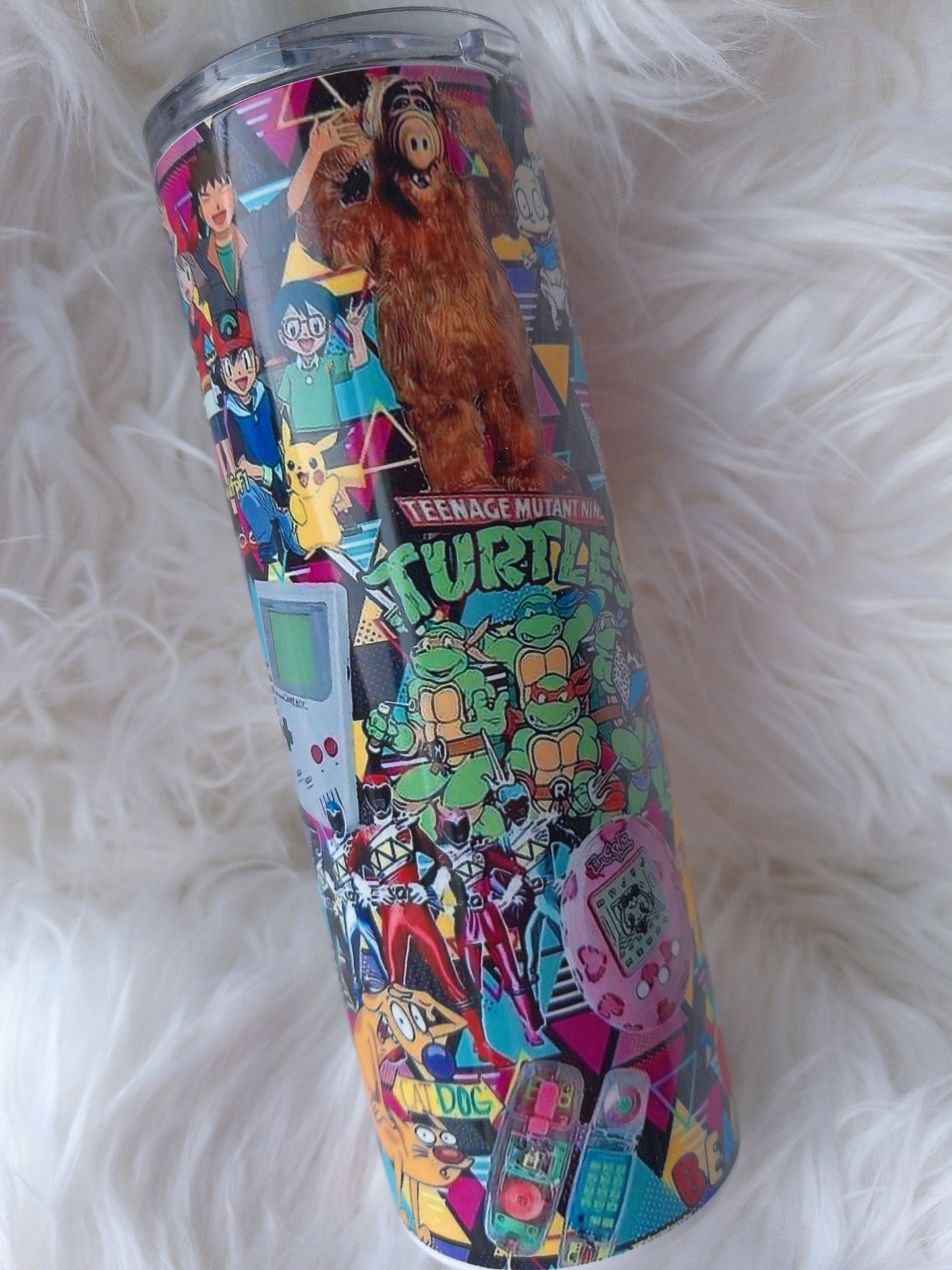 20oz Duo Lid 90s Sublimated Tumbler