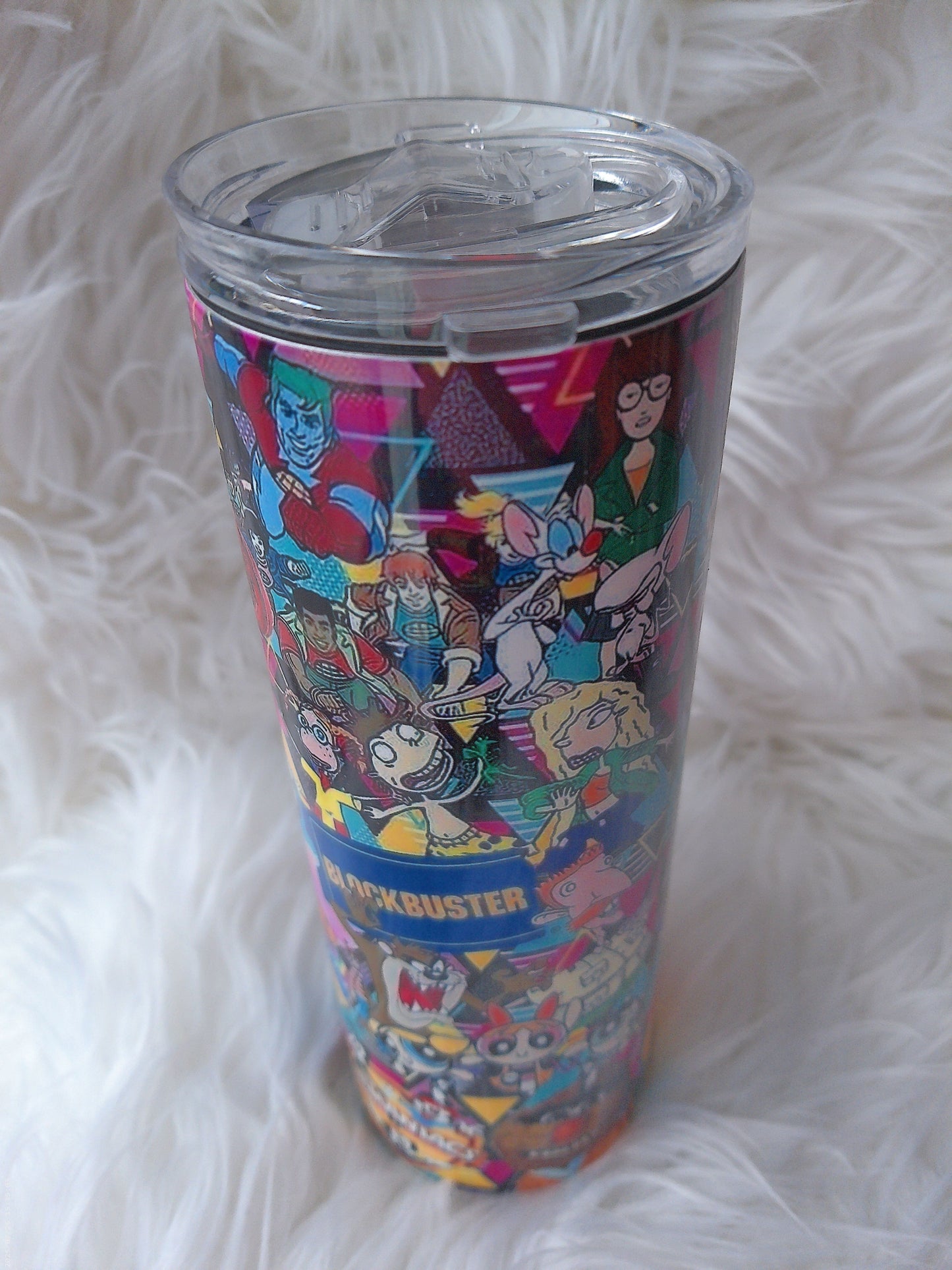 20oz Duo Lid 90s Sublimated Tumbler