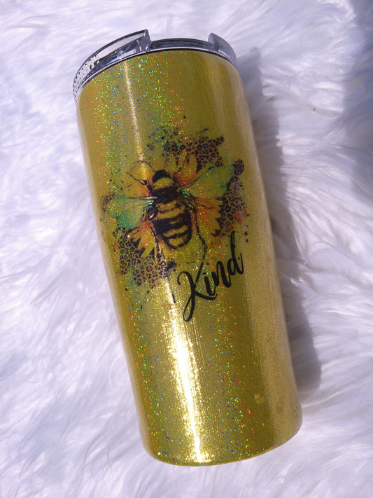 4 in 1 Be Kind Yellow Tumbler