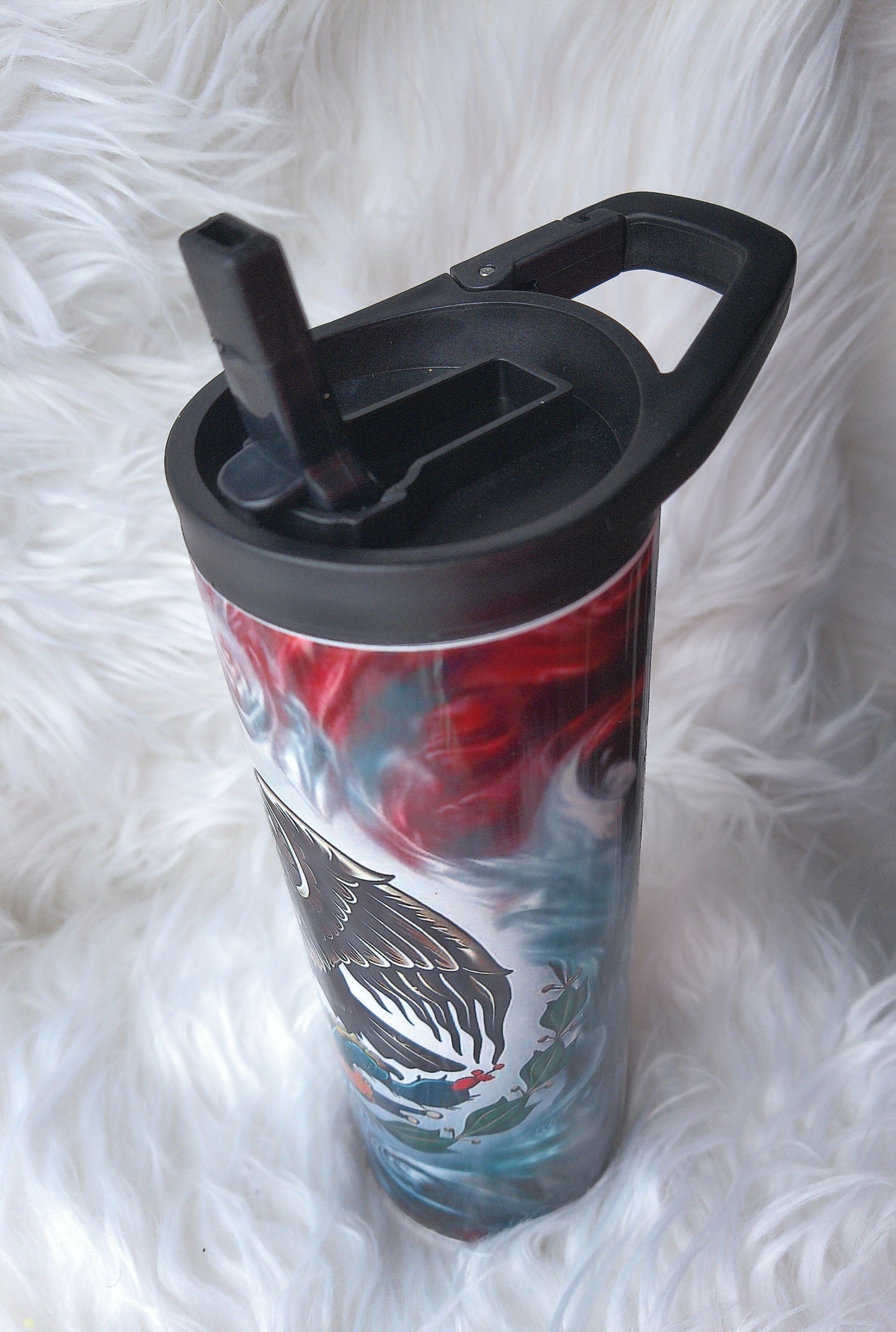 20oz Duo Mexican Flag Smoke Sublimated Tumbler