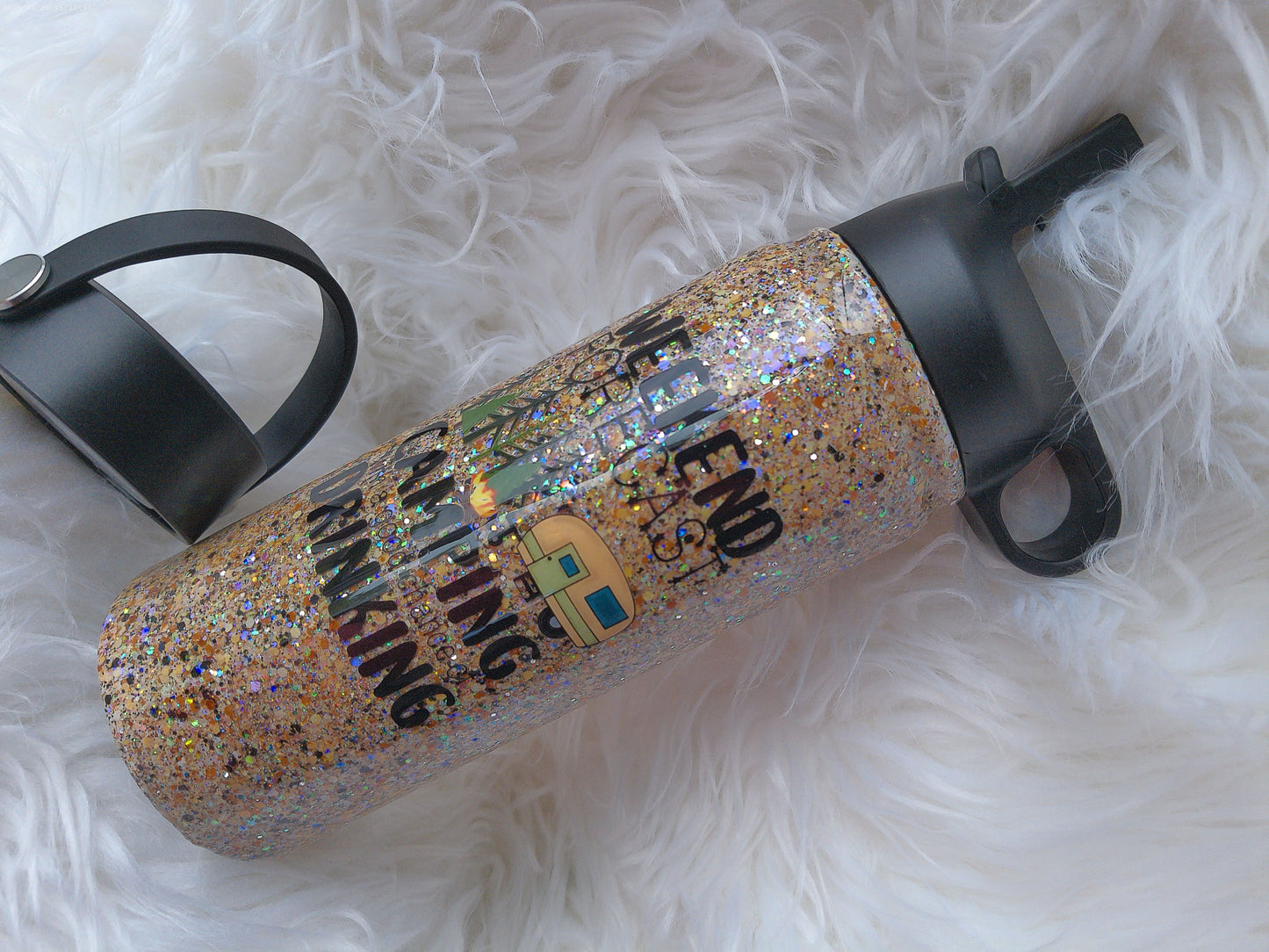 18oz Hydro "Weekend Forecast Camping" Tumbler