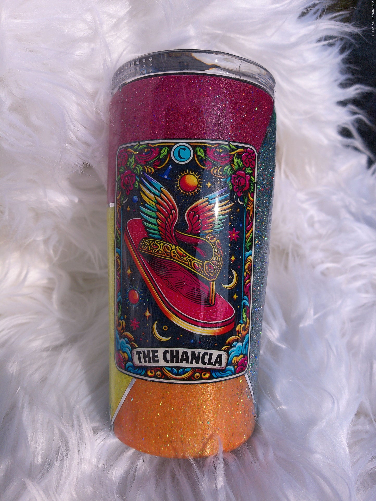 4 in 1 "The Chancla" Tarot Tumbler