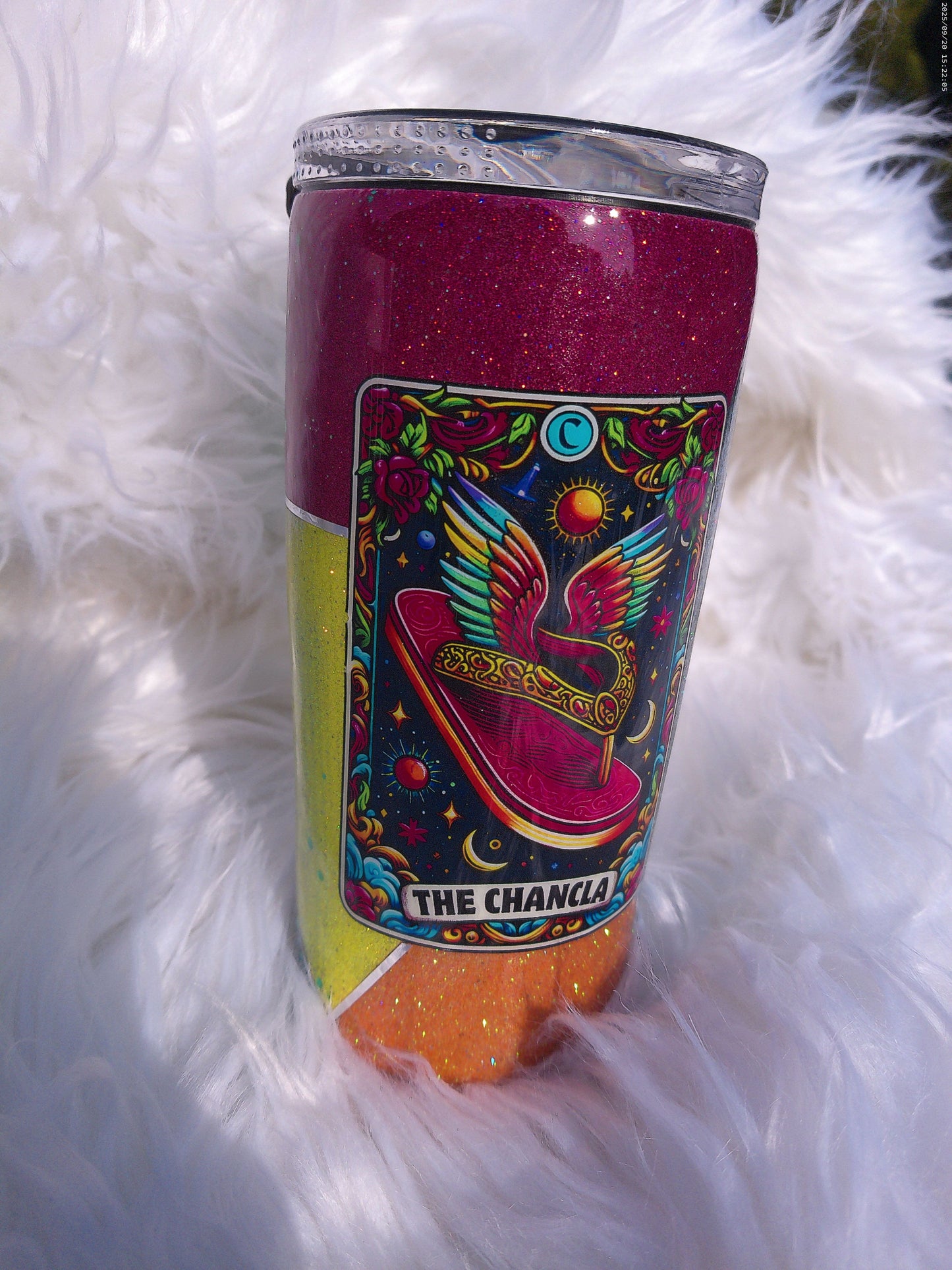 4 in 1 "The Chancla" Tarot Tumbler
