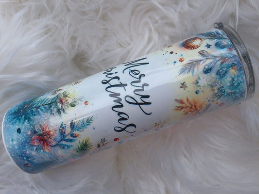 20oz Duo "Merry Christmas" Sublimated Tumbler