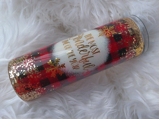 20oz "The Most Wonderful Time of the Year" Epoxy Tumbler